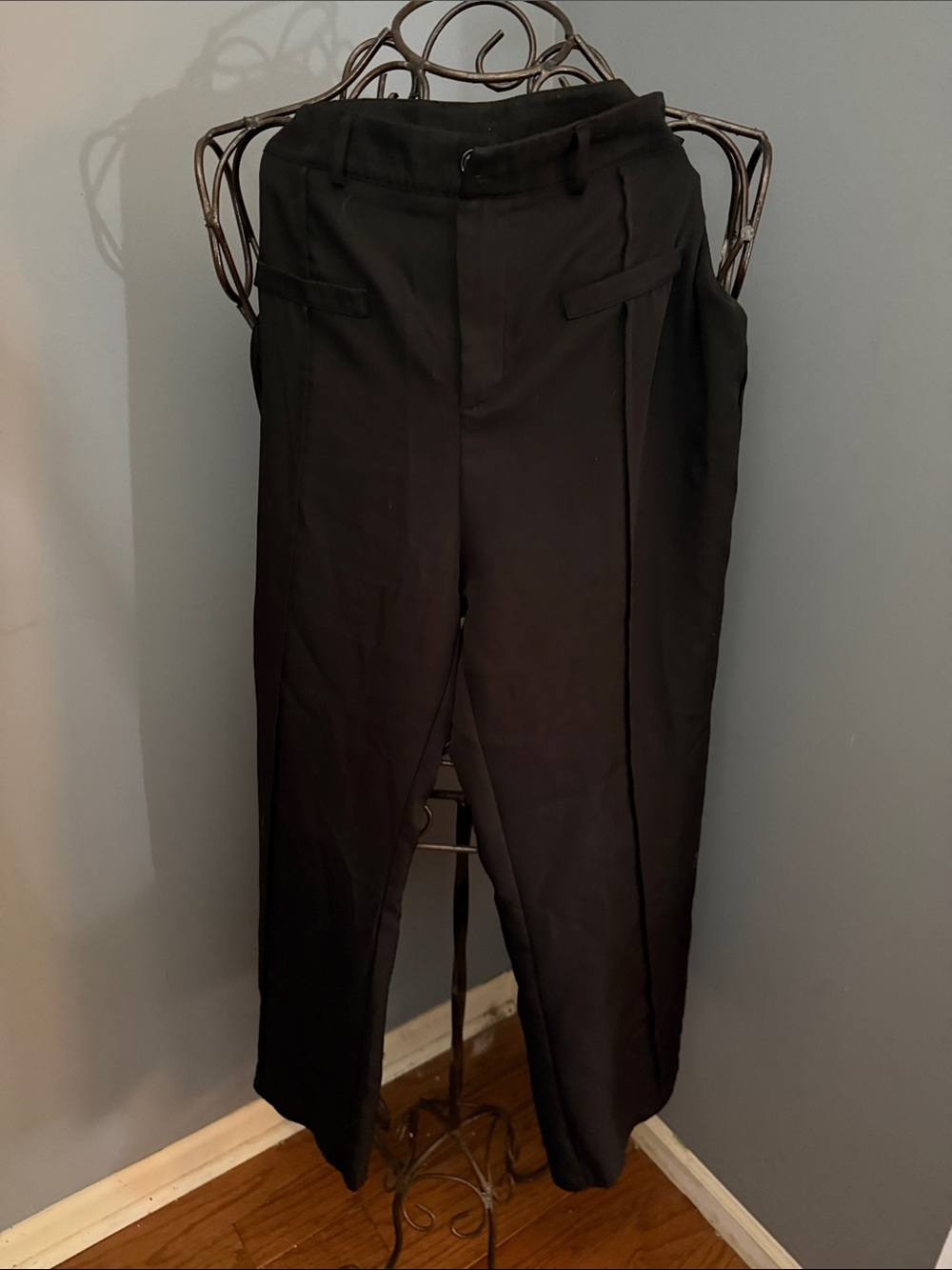 Wide Leg Black Pants